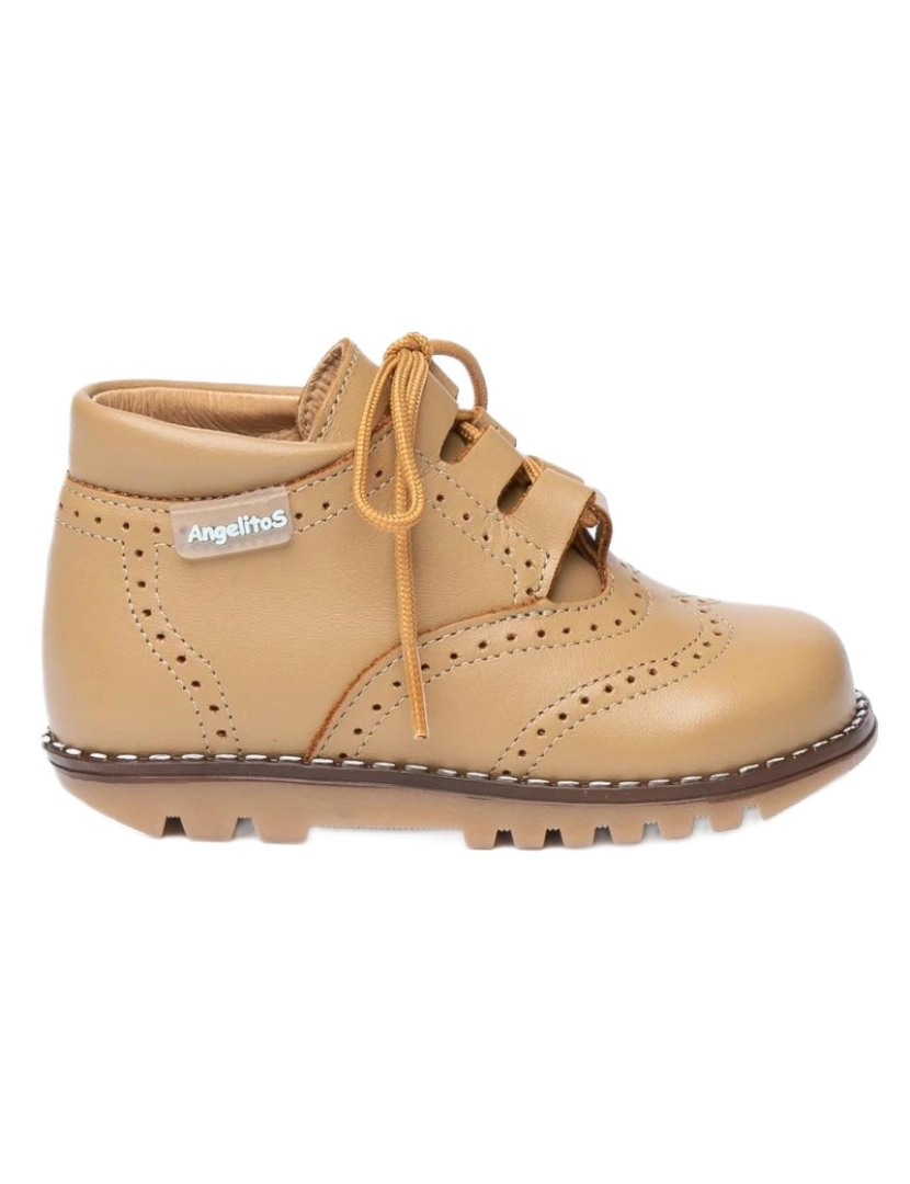 Angelitos - Botas De Piel Marrón De Criança Angelitos 28084-19 (Tallas De 19 A 25)