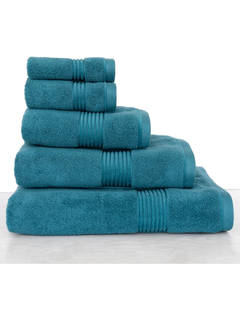 imagem de Toalha Clhome So Soft Teal Blue 30X301