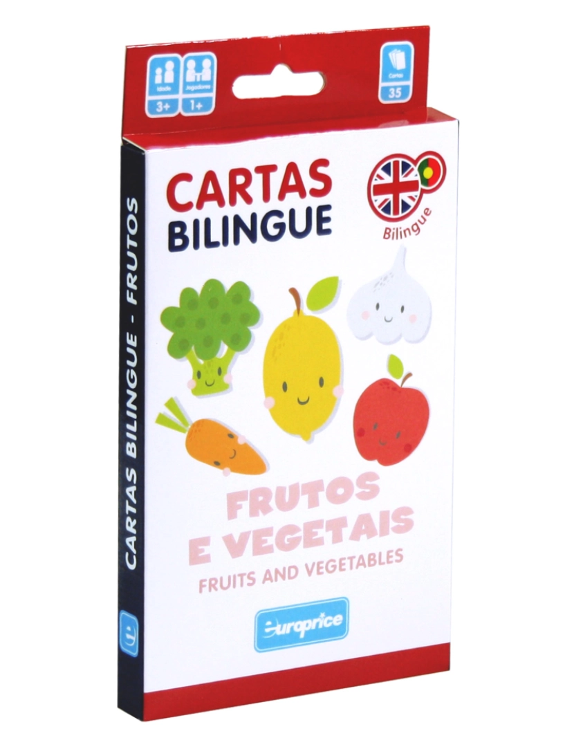 Europrice - Cartas Bilingue - Frutos e vegetais