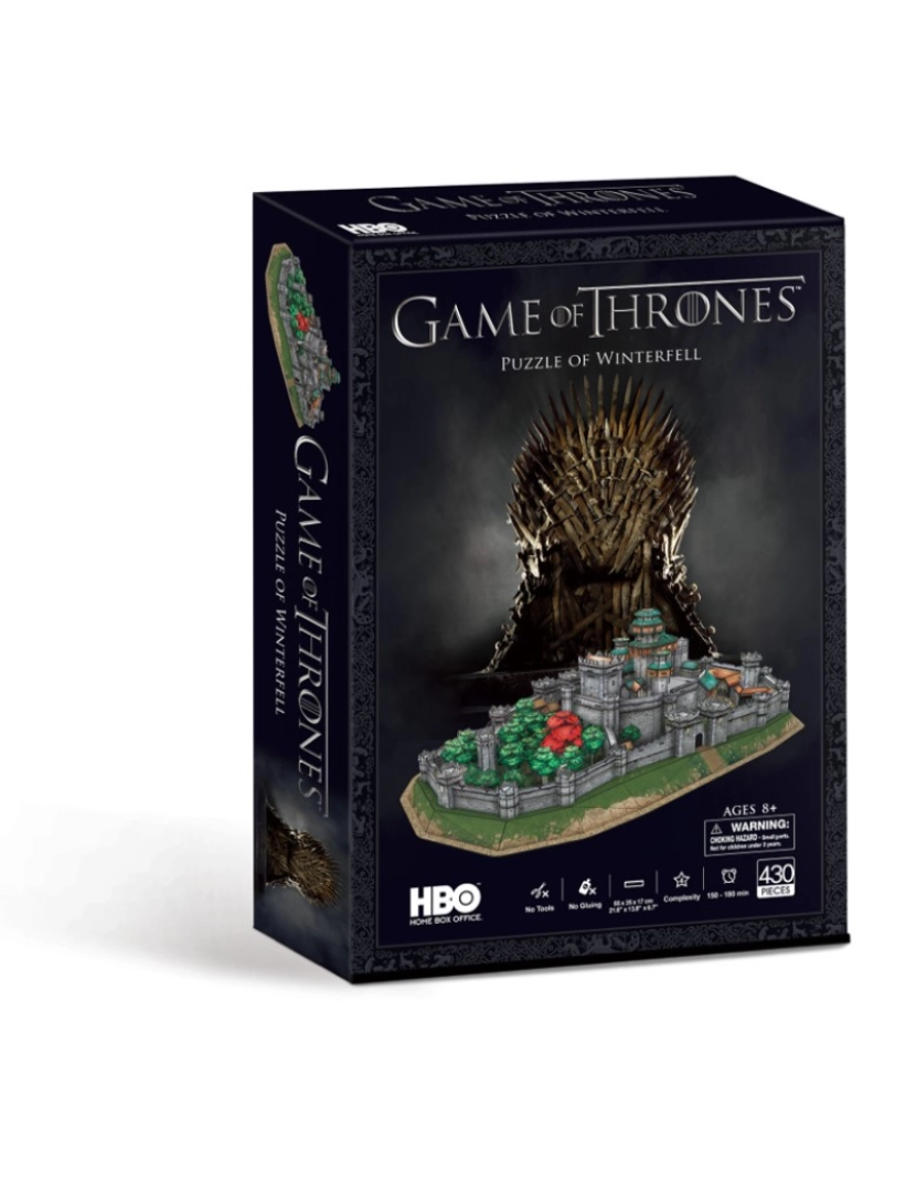 Cubic Fan - Puzzle 3D Game of Thrones Winterfell 429 Peças