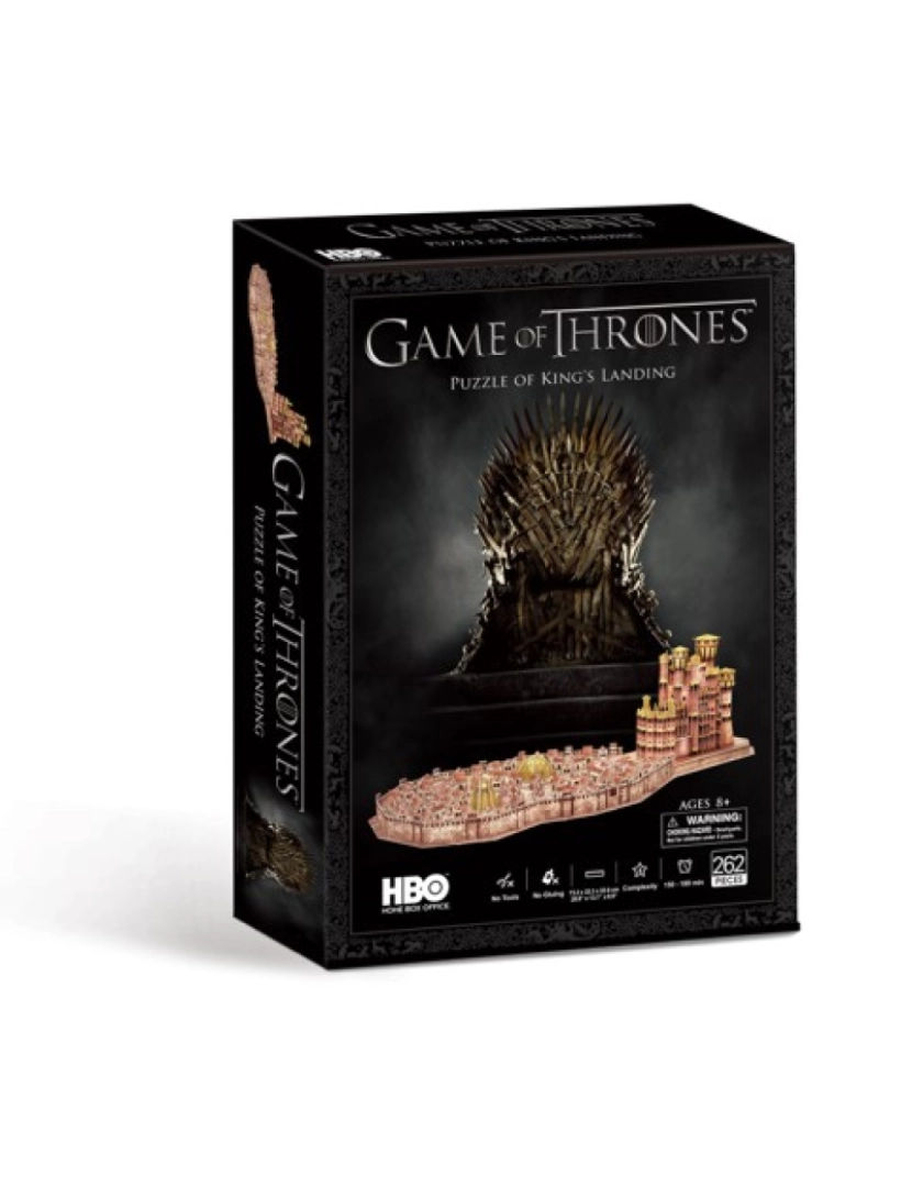 Cubic Fan - Puzzle 3D Game of Thrones King`s Landing 260 Peças