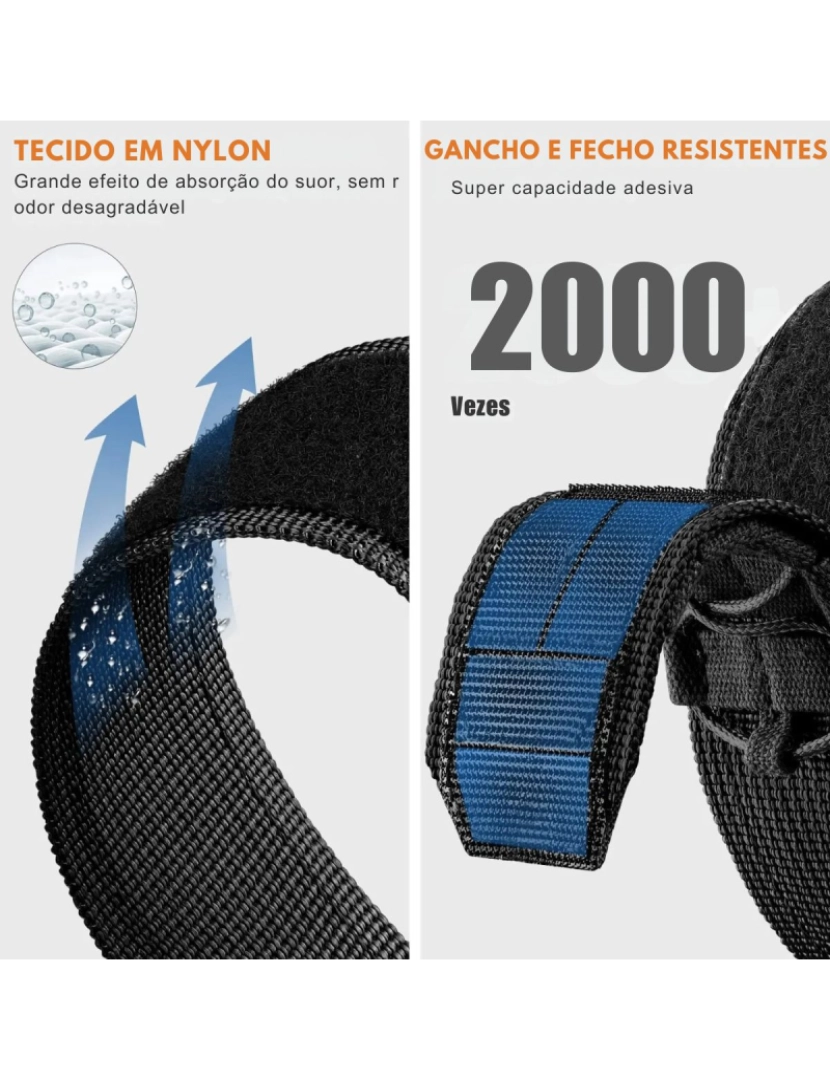 imagem de Bracelete Militar Nylon para Apple Watch Series 4 40mm Azul3