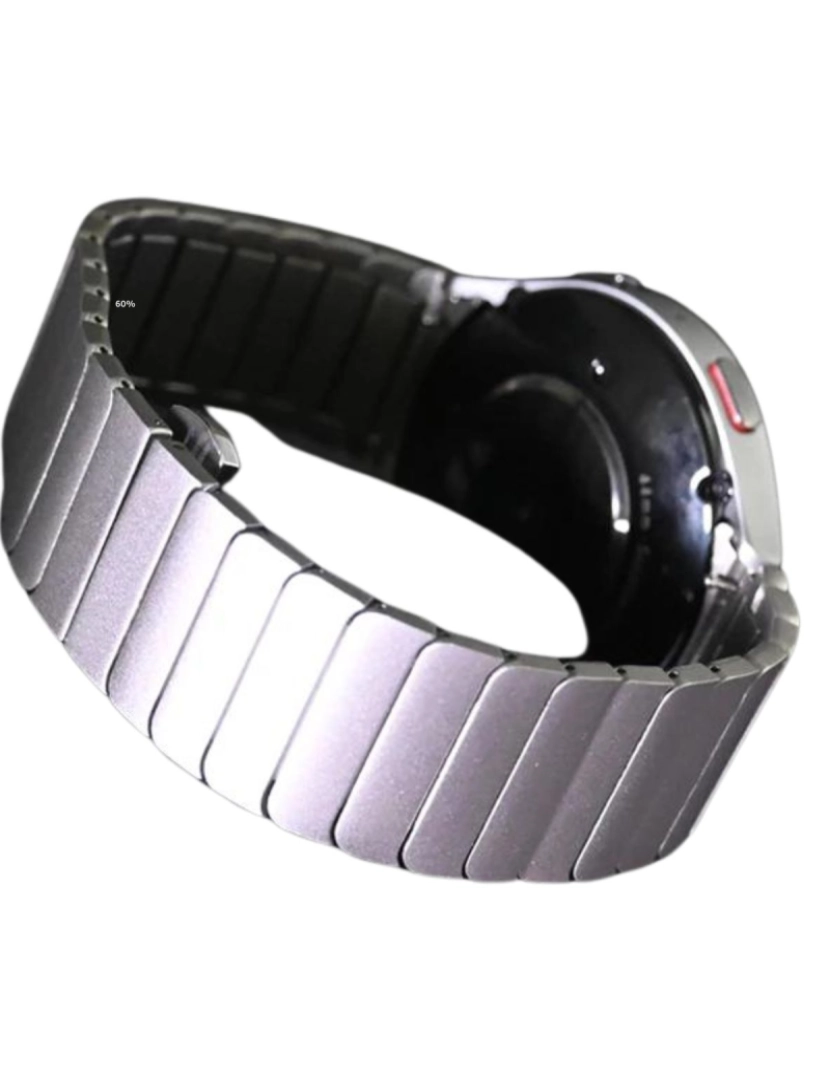 imagem de Bracelete titânio Aço inox para Samsung Galaxy Watch4 44mm prata3