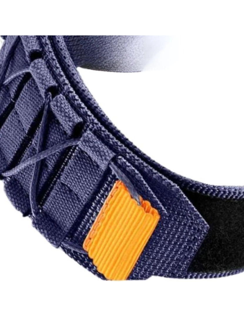 imagem de Bracelete Militar Nylon para Garmin forerunner 955 Azul2