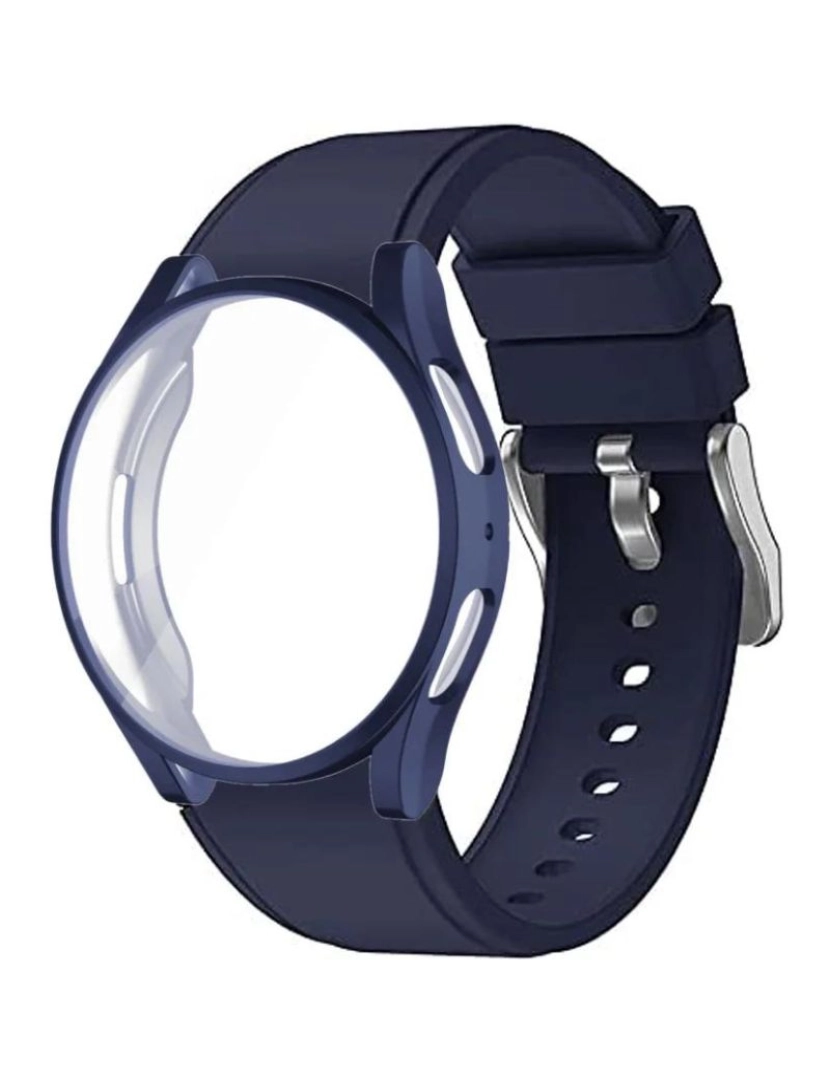 Antiimpacto! - Bracelete + case Samusung Galaxy Watch4 40mm azul