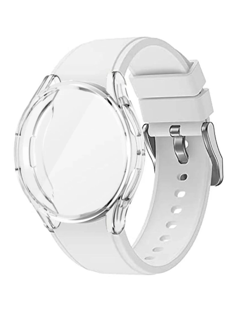 Antiimpacto! - Bracelete + case Samusung Galaxy Watch4 40mm Branco