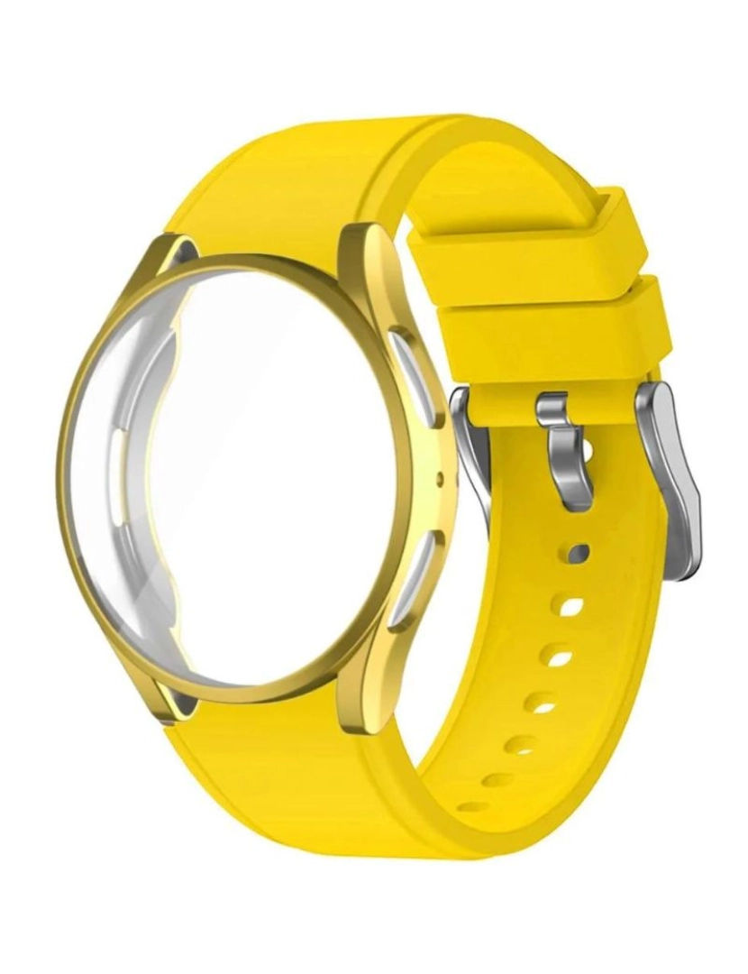 imagem de Bracelete + case Samusung Galaxy Watch4 40mm Amarelo1