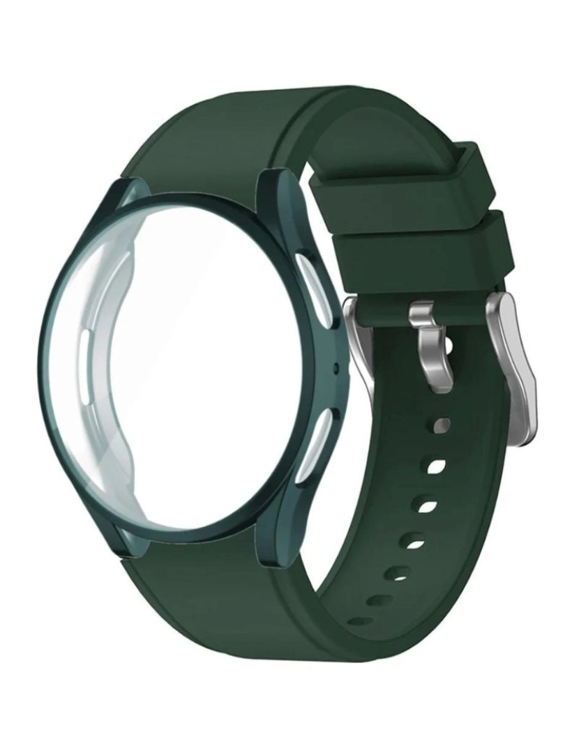 Antiimpacto! - Bracelete + case Samusung Galaxy Watch4 40mm Verde