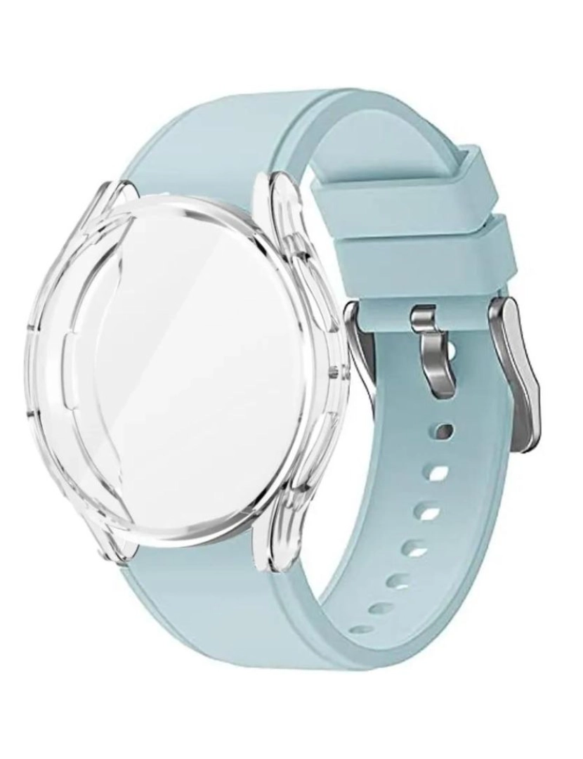 imagem de Bracelete + case Samsung Galaxy Watch 44mm Azul claro1