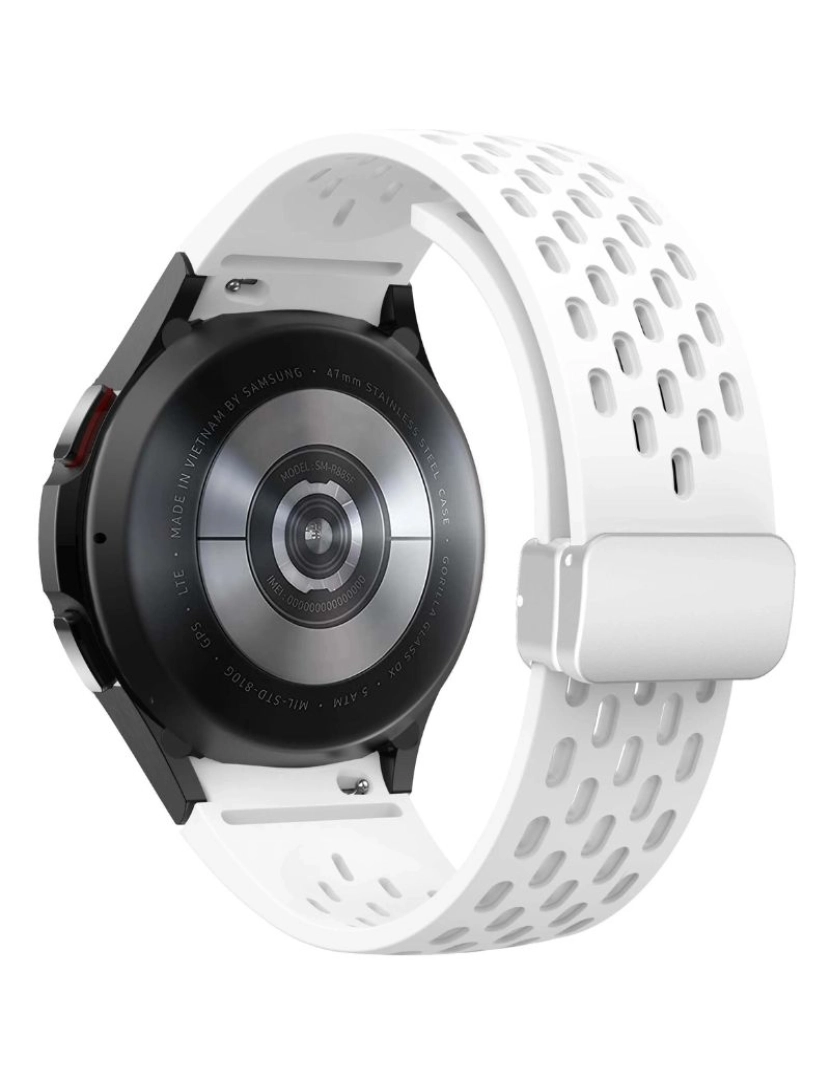 Antiimpacto! - Bracelete SnapFlow Samsung Galaxy Watch6 47mm Branco