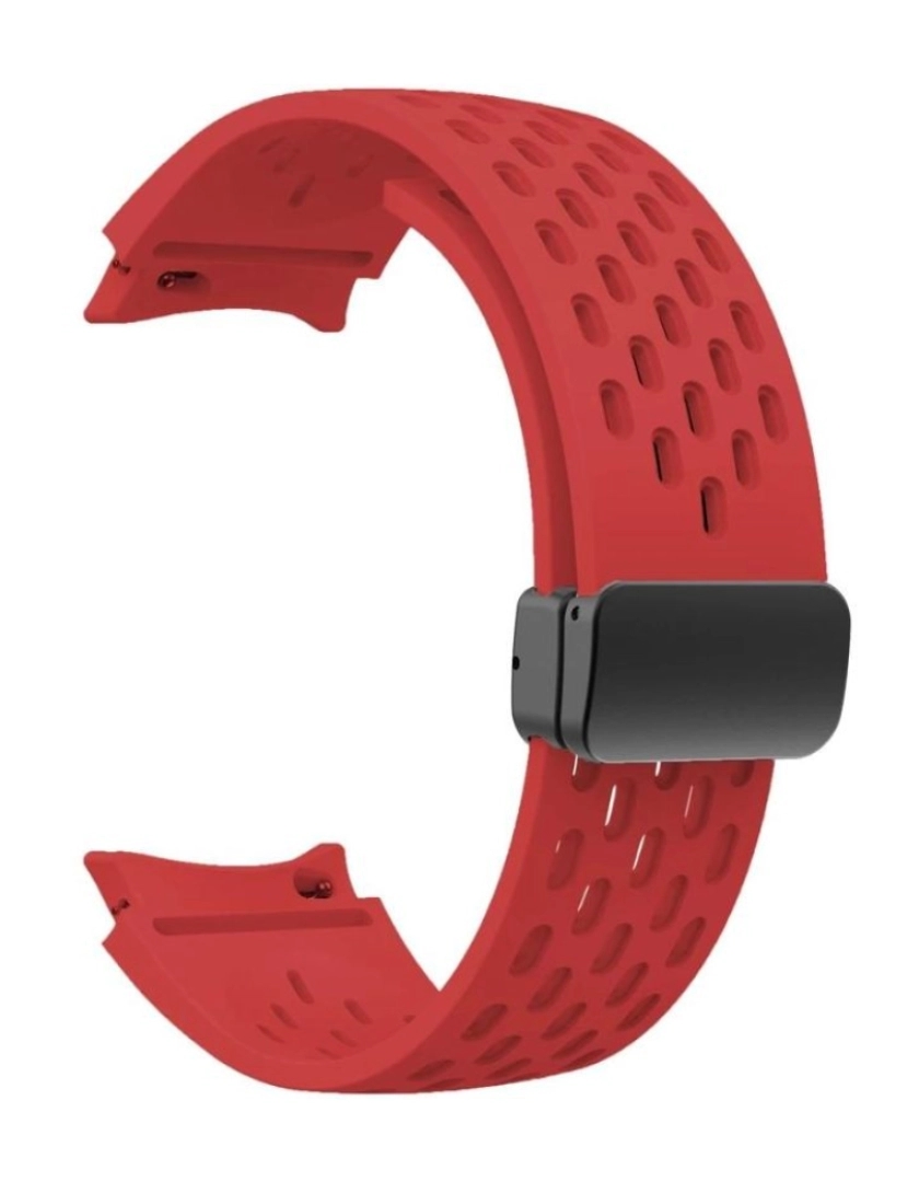 imagem de Bracelete SnapFlow Samusung Galaxy Watch4 40mm Vermelho2