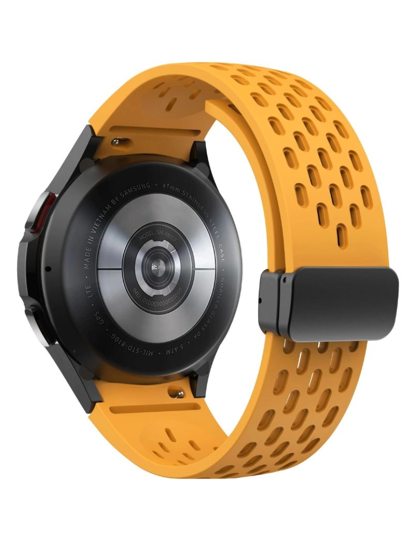 Antiimpacto! - Bracelete SnapFlow Samusung Galaxy Watch4 40mm Amarelo