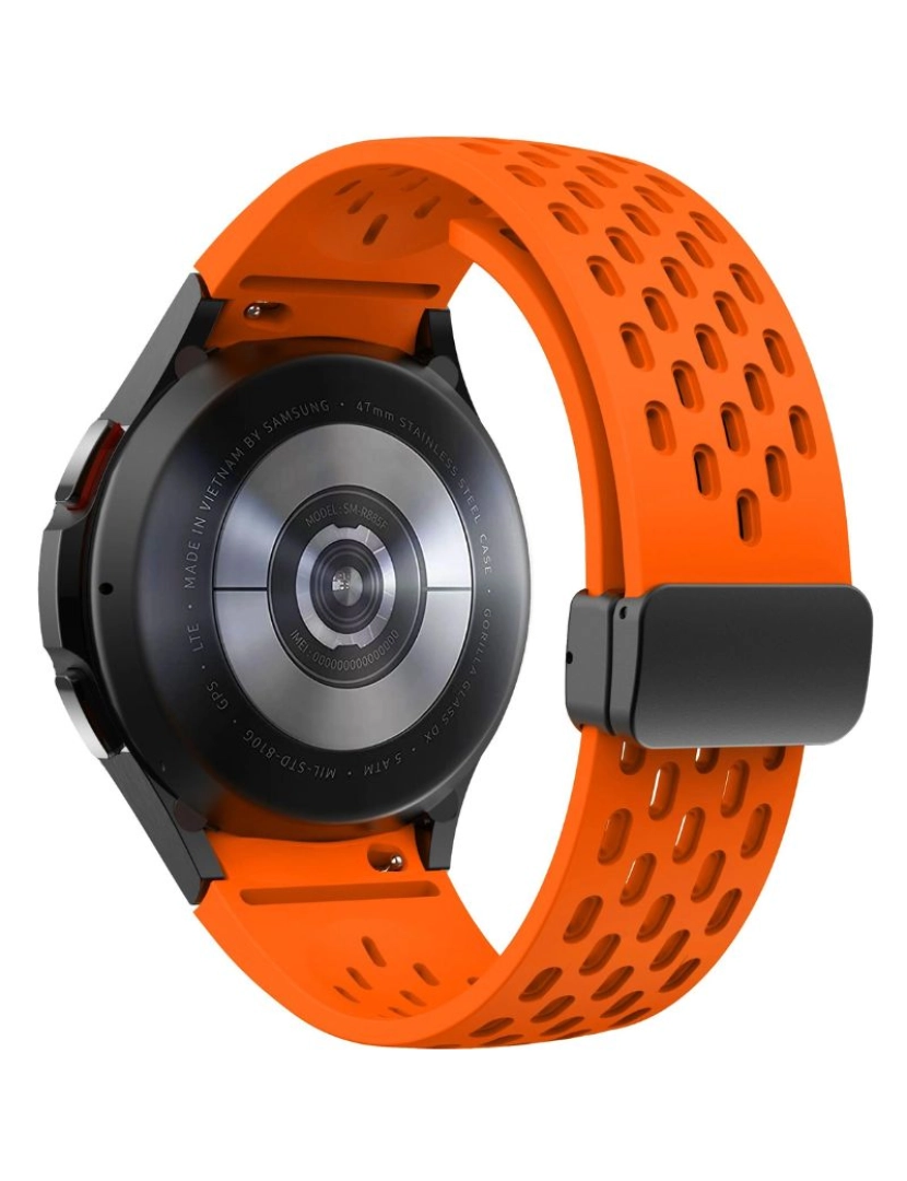 imagem de Bracelete SnapFlow Samusung Galaxy Watch4 40mm Laranja1