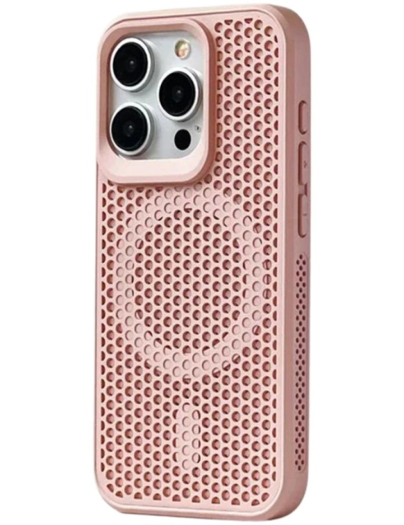 imagem de Capa respirável com Magsafe para para Iphone 12 Rosa1