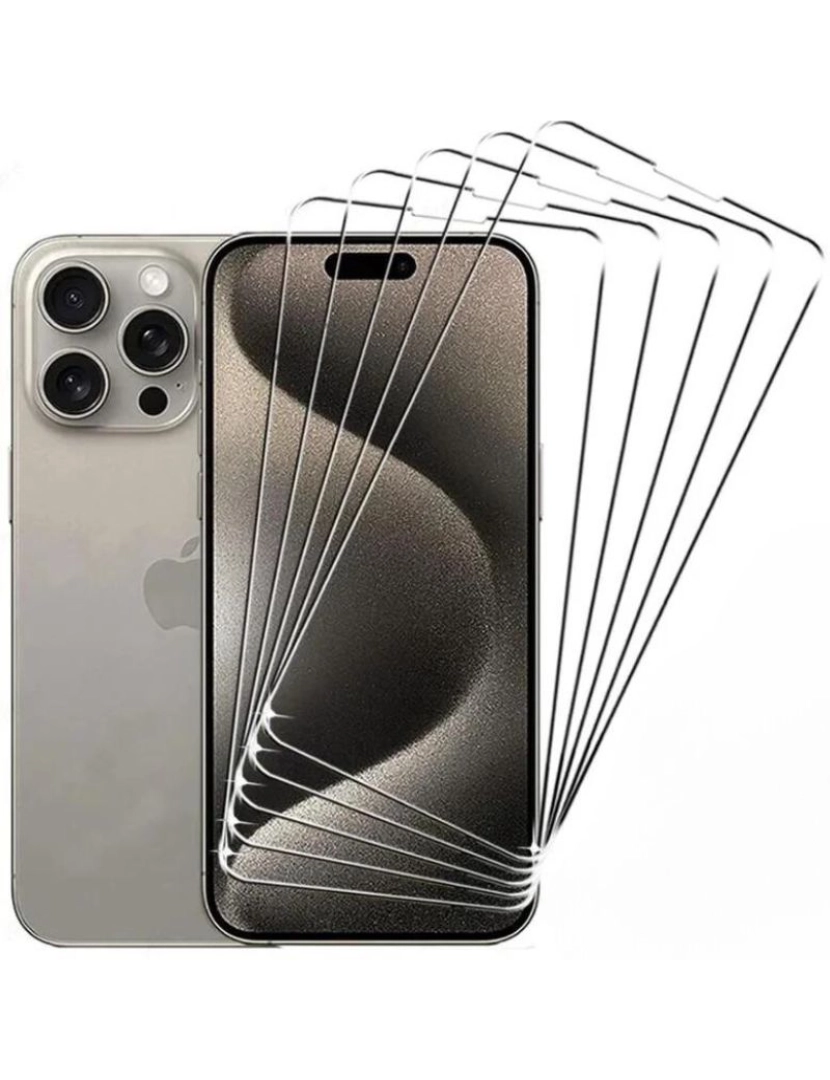 Antiimpacto! - Pack 5x película Vidro temperado Case Friendly para Iphone XS