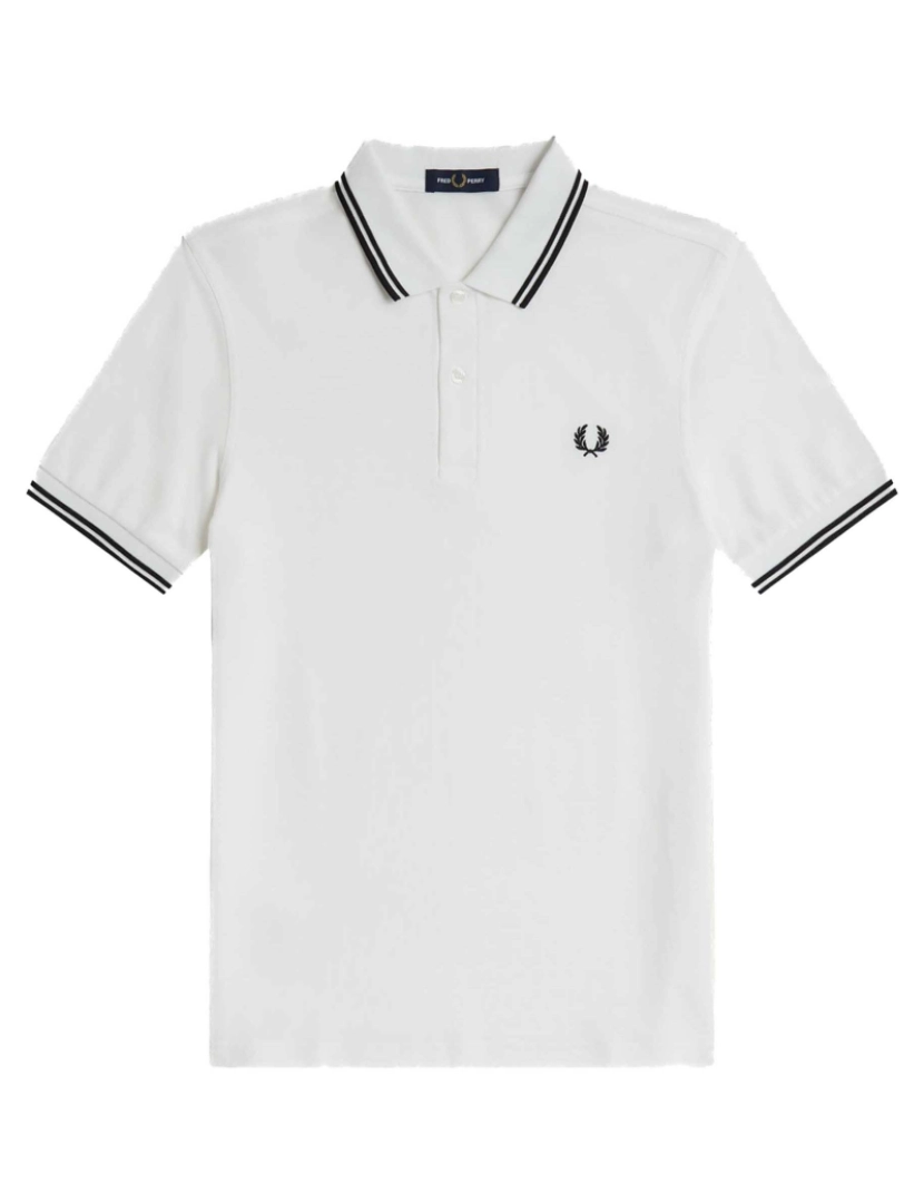 Fredperry - Camisa Polo Com Ponta Gêmea Fred Perry