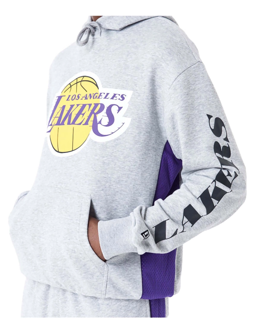 imagem de New Era Nba Sweatshirt Malha Painel Os Hoody Loslak Hgrtrp3