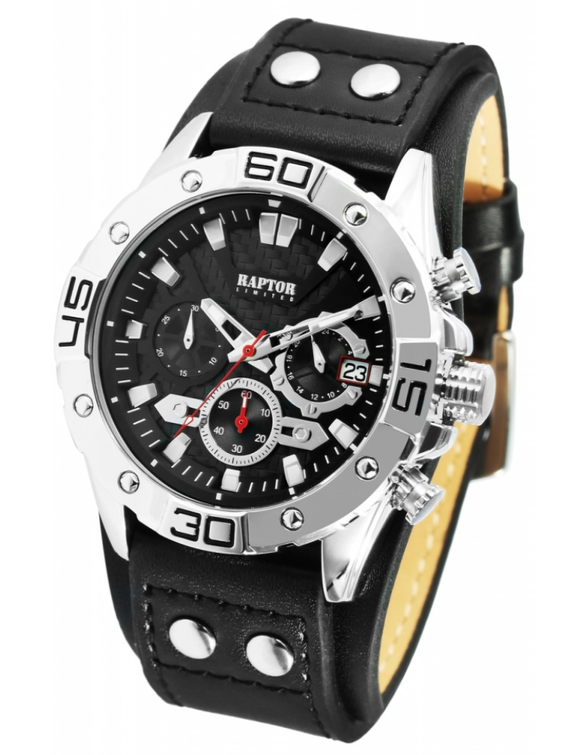 imagem de Relógio Raptor  Limited Chronograph Homem com Bracelete em Pele Genuína4