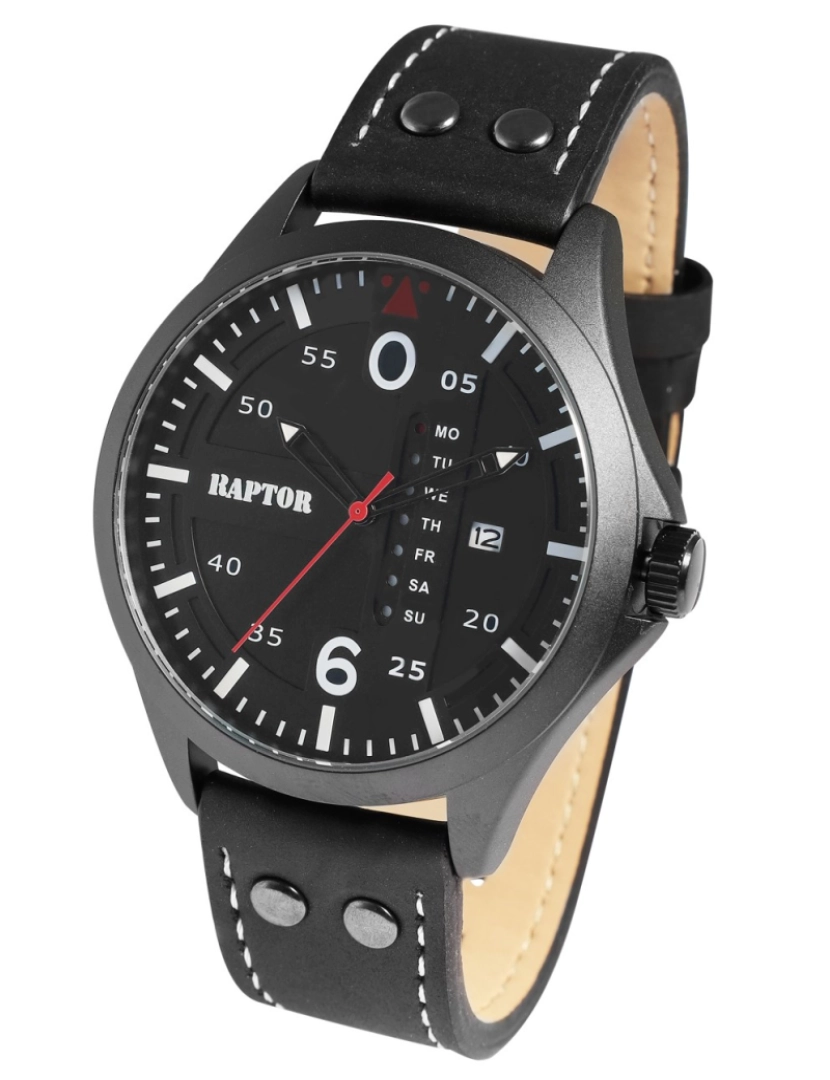 imagem de Relógio Raptor  Herrenuhr "Damir" mit Echtlederarmband4