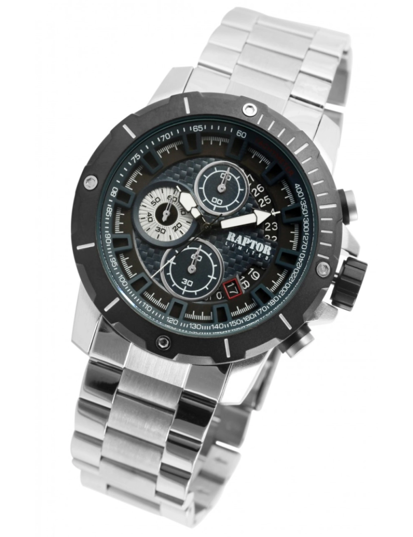 imagem de Relógio Raptor LIMITED Chronograph Homem com Pulseira de Aço Inoxidável4