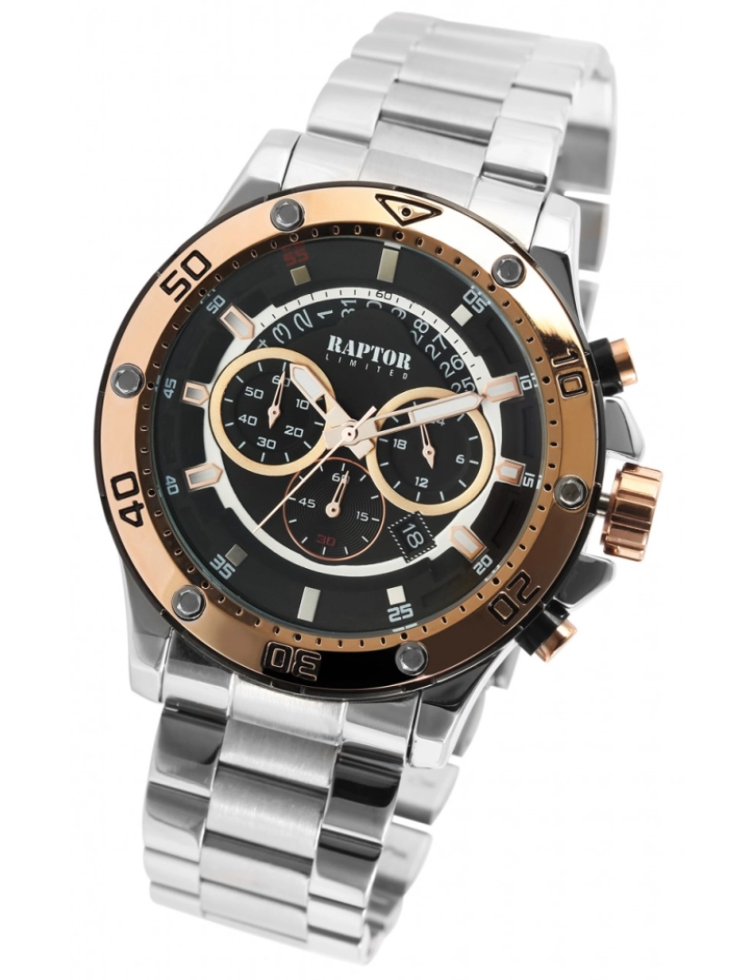 imagem de Relógio Raptor  Chronograph com Pulseira de Aço Inoxidável4