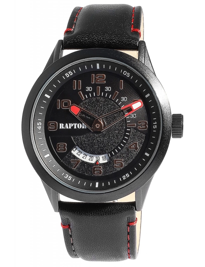 Raptor - Relógio Raptor  Yava Homem com Bracelete em Pele Genuína