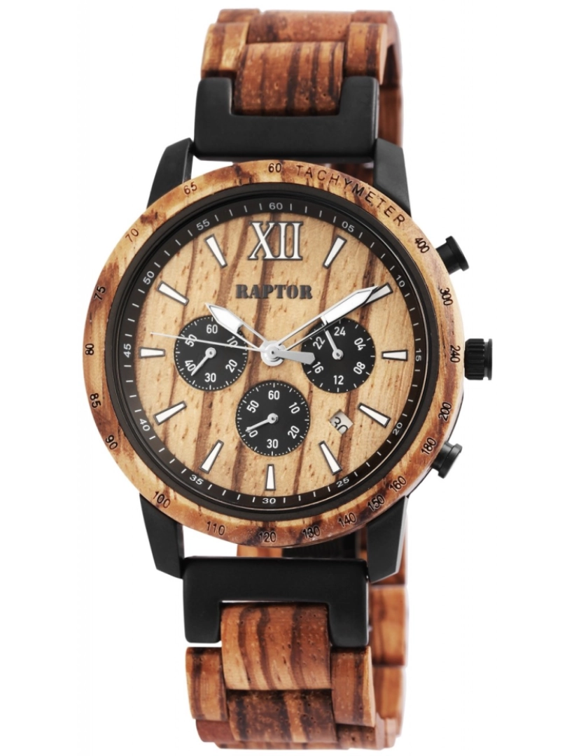 imagem de Raptor Limitied Herrenchronograph "Extended" aus Holz1