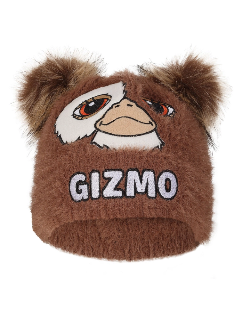 imagem de Chapéu Gremlins Gizmo Fluffy Pom Beanie2