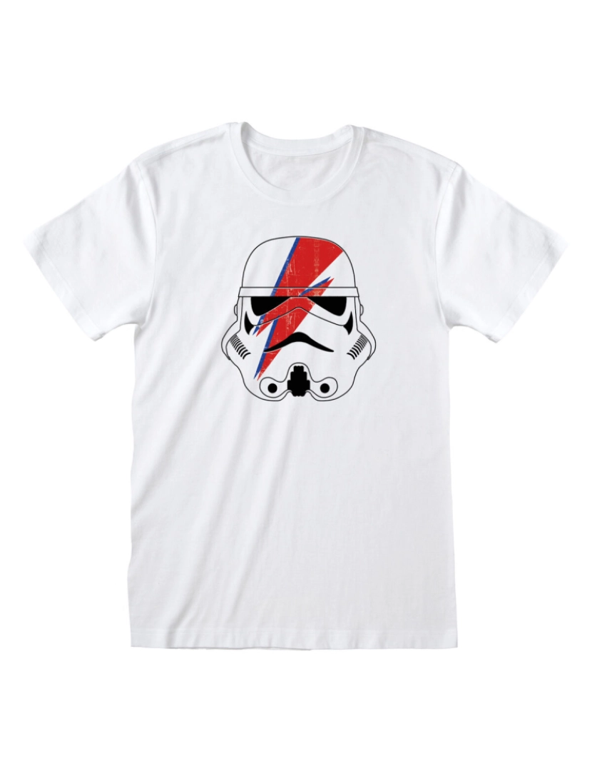 Star Wars - Camisola de Manga Curta Unissexo Star Wars Ziggy Stormtrooper Branco