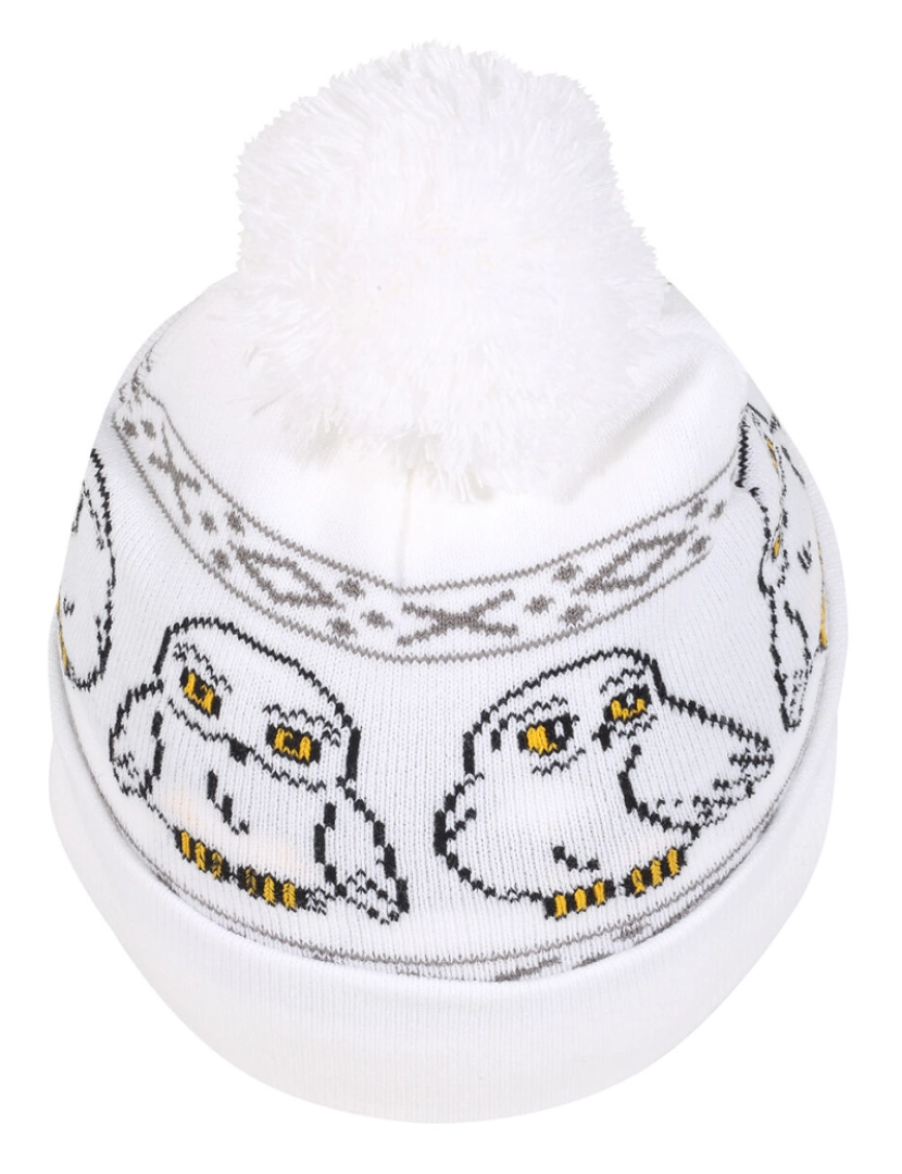 imagem de Chapéu Harry Potter Hedwig Snow Beanie Branco3