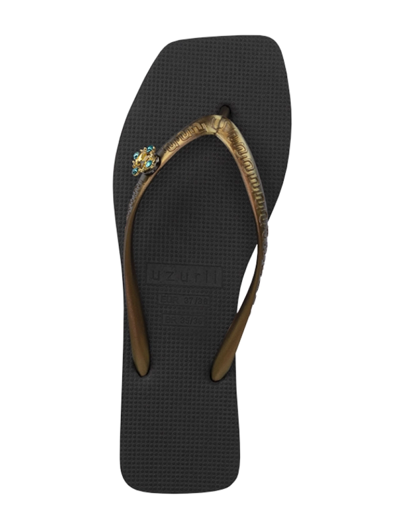 Uzurii Luxury Footwear - Interruptor de praia preto