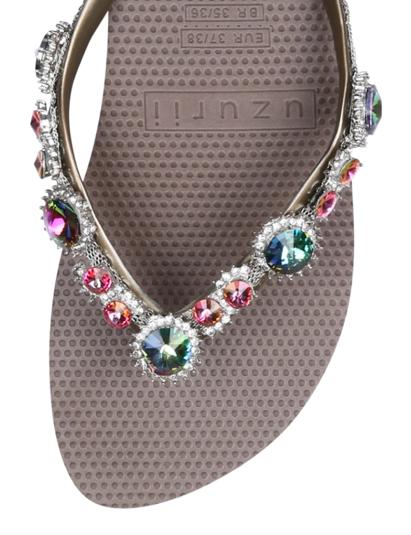 Uzurii Luxury Footwear - Colorido Marilyn Salto alto de Taupe