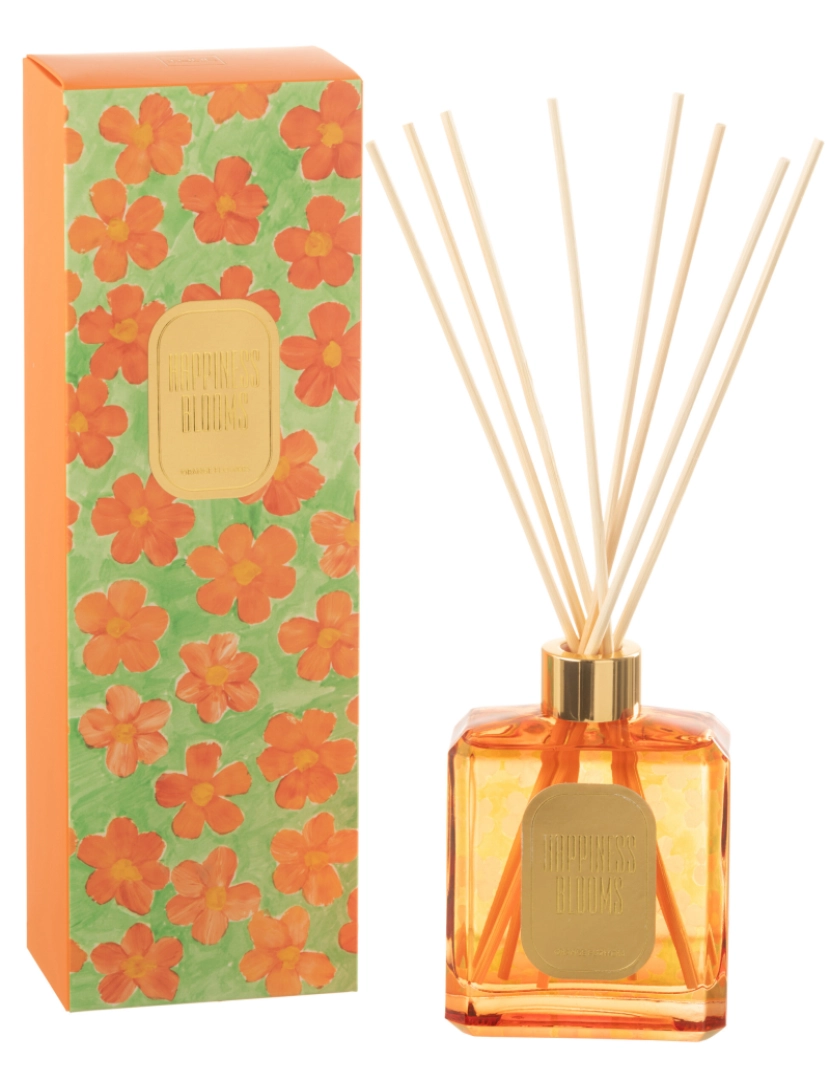 imagem de J-Line Oil Perfume Laranja / Flores verdes1