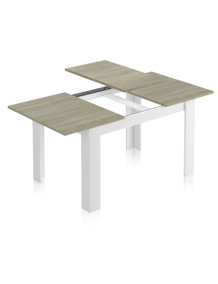 imagem de Mesa de comedor Danna Blanco Artik (Blanco Mate) – Roble Alaska 190 x 78 x cm3