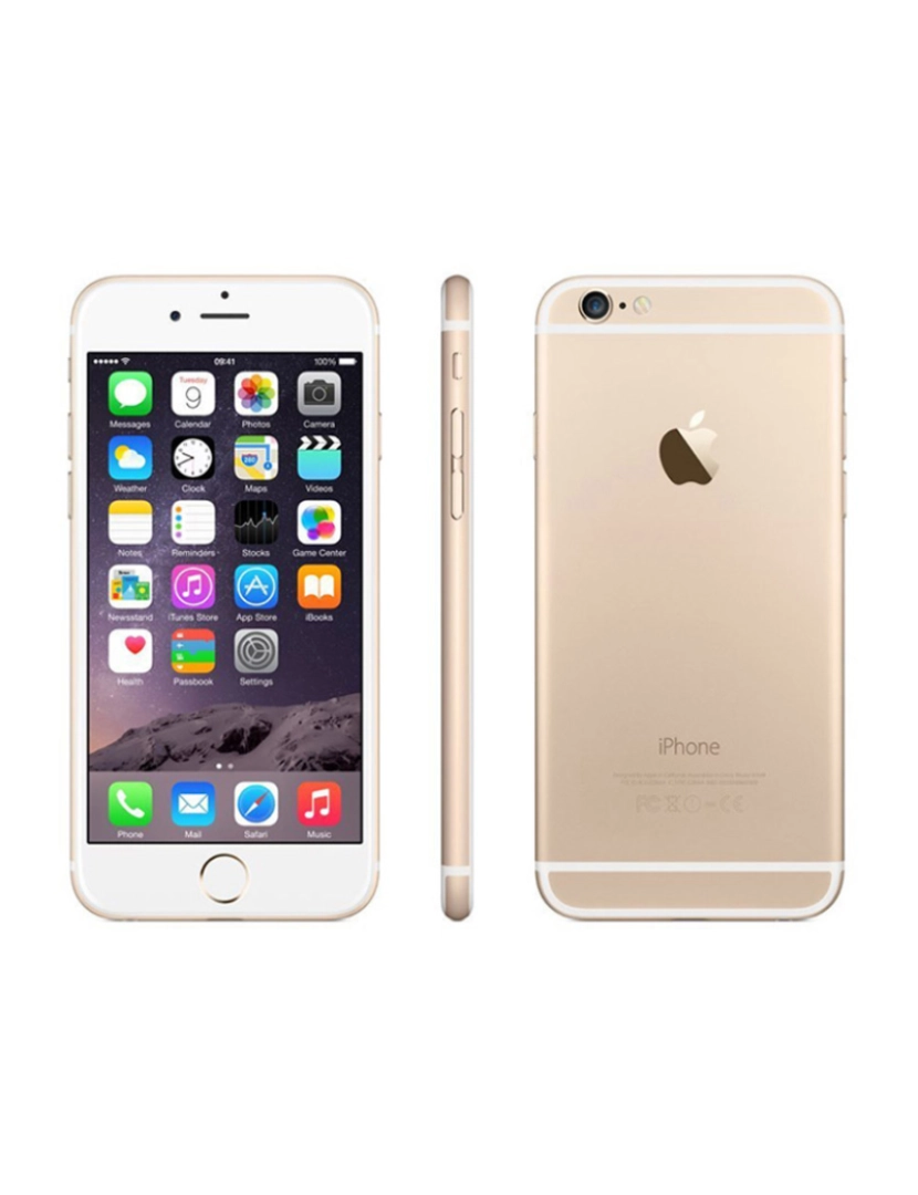 Apple - Apple iPhone 6 16GB Gold - Grau B
