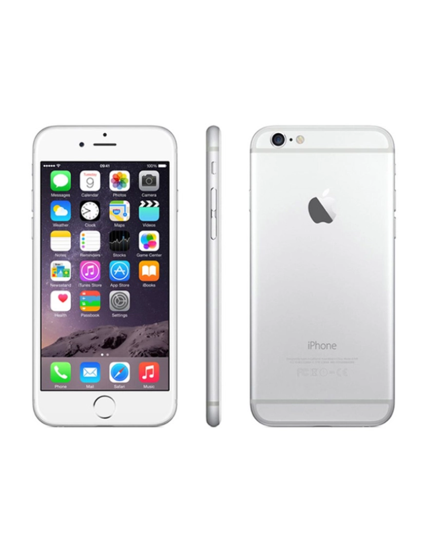 Apple - Apple iPhone 6 16GB Silver - Grau B