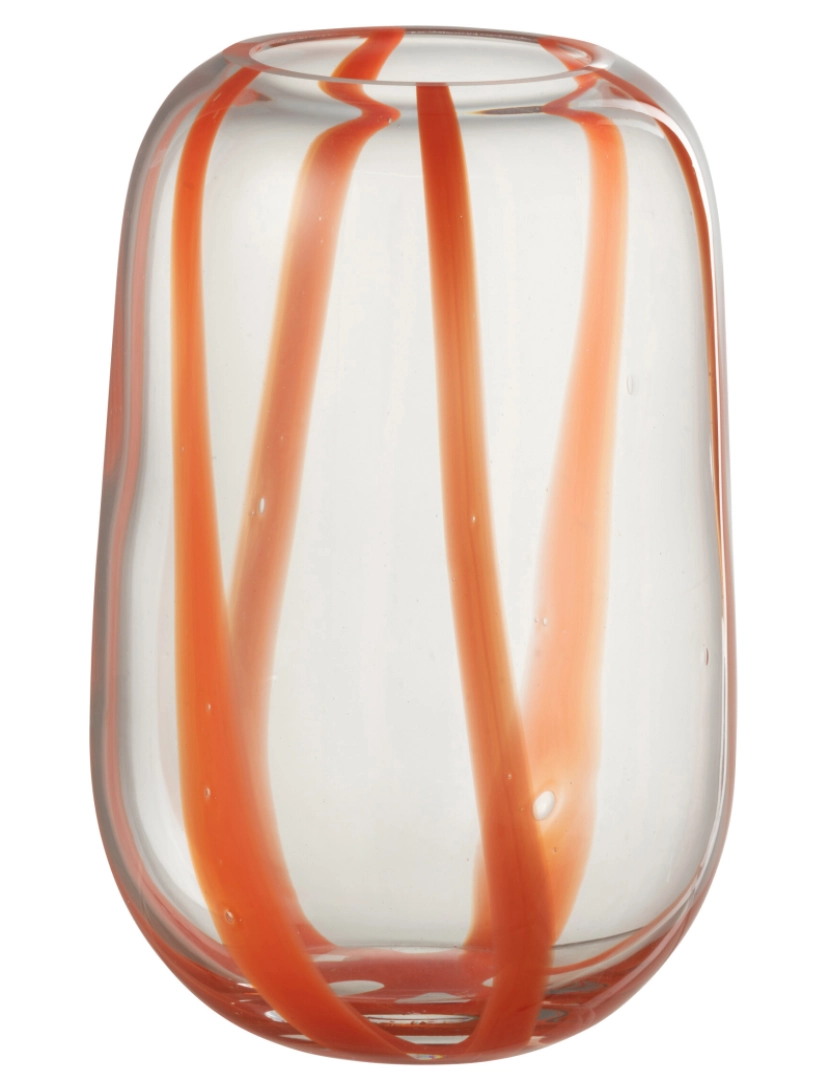 imagem de Linha de vidro de vaso de arte pop de J-Line Laranja Grande1
