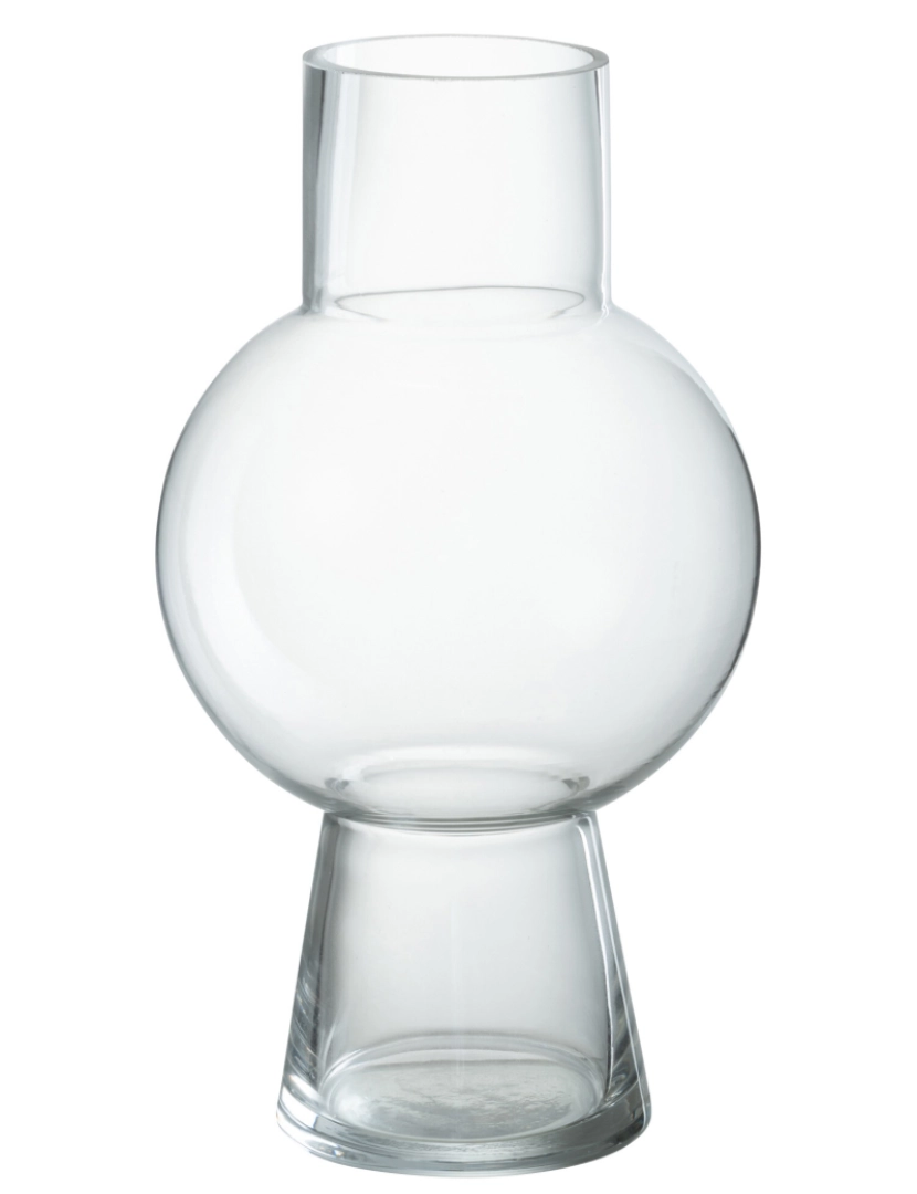 J-Line - J-Line Vase Glass Ball Transparente Médio