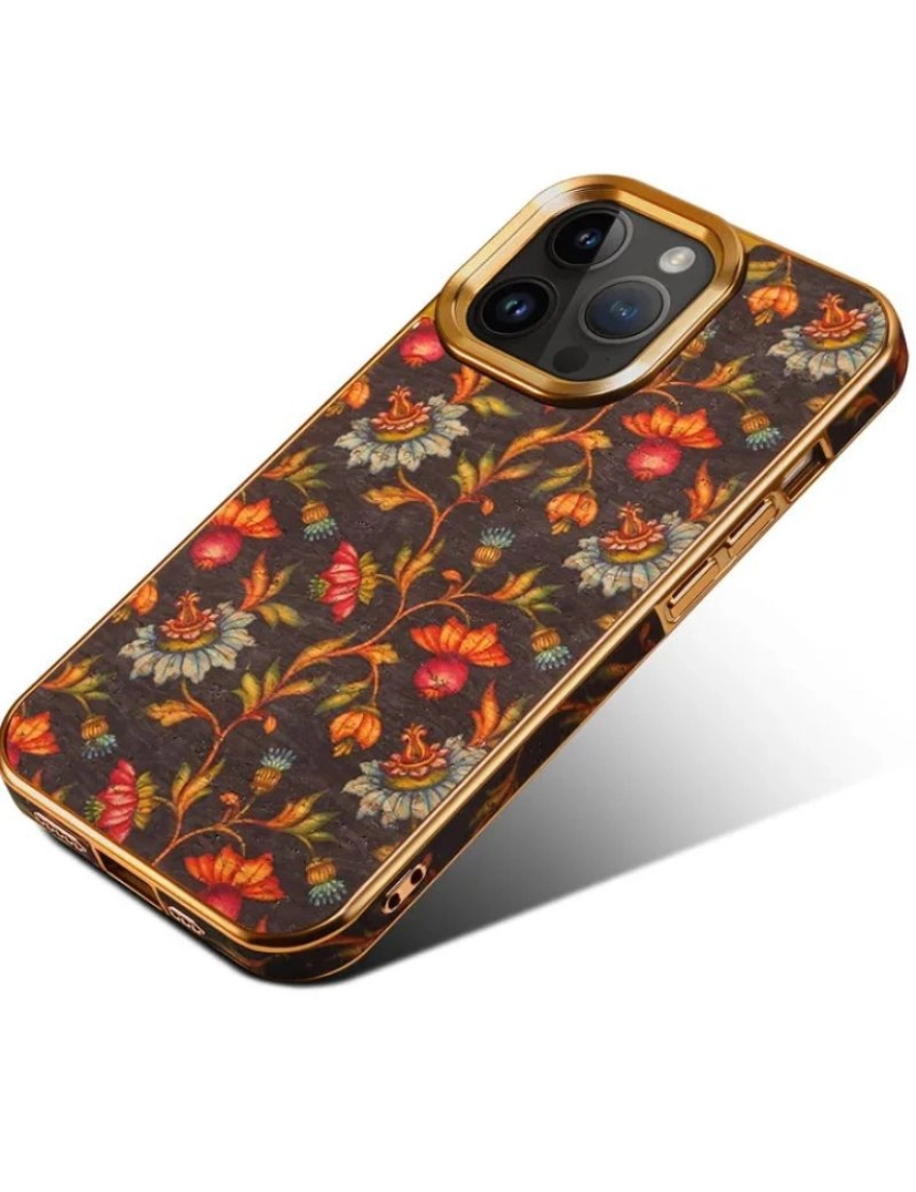 imagem de Capa Primavera Dourada para Iphone 12 Black2