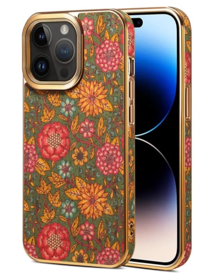 Antiimpacto! - Capa Primavera Dourada para Iphone 12 Green