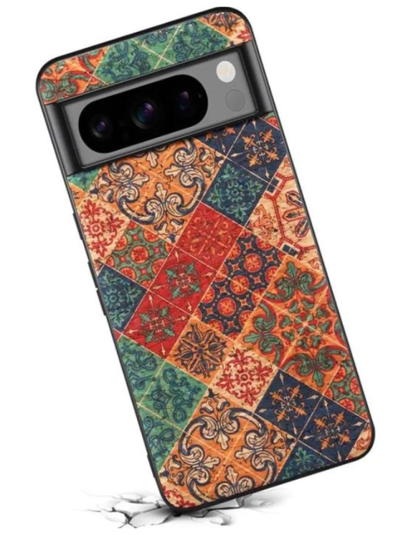 imagem de Capa tecido estampado Winter para Google Pixel 62