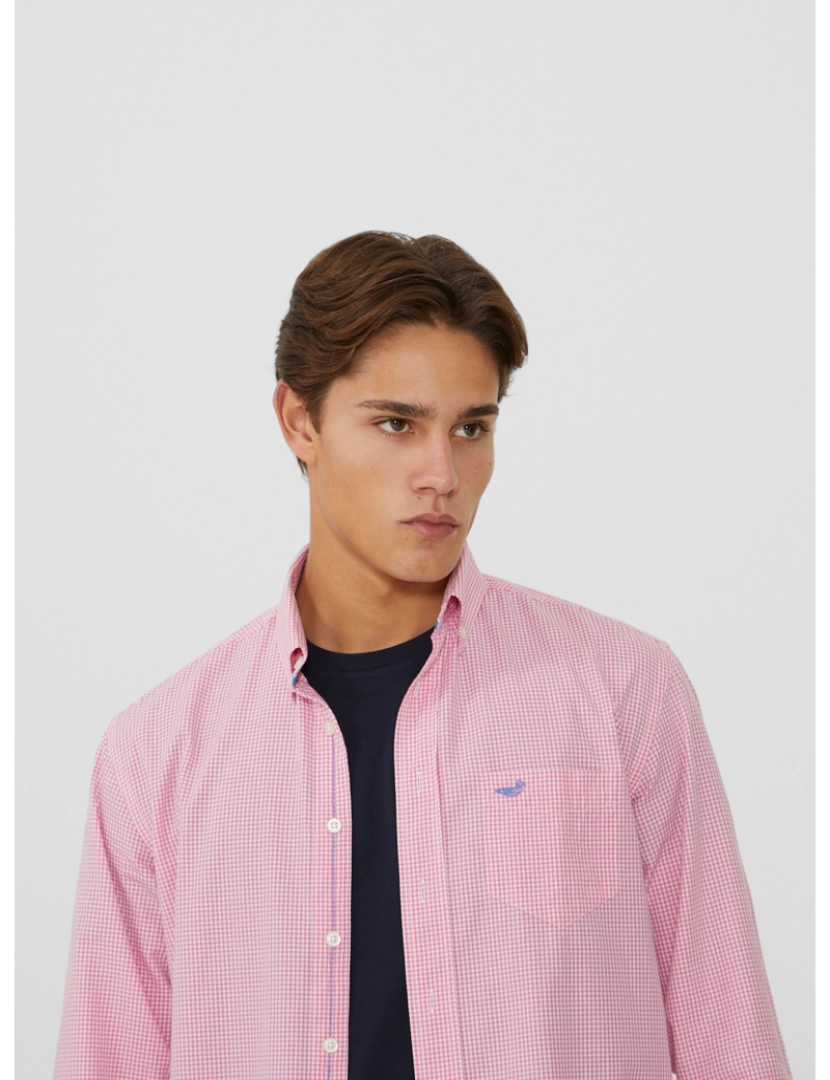 Giovanni Galli - Camisa Desportiva Cintada Rosa Forte