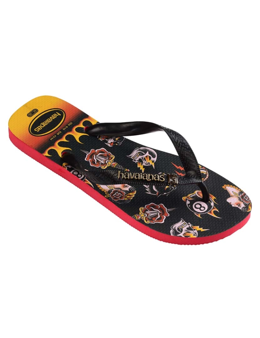 Havaianas - Havaianas Top Tribo Homem Vermelho Ruby e Preto