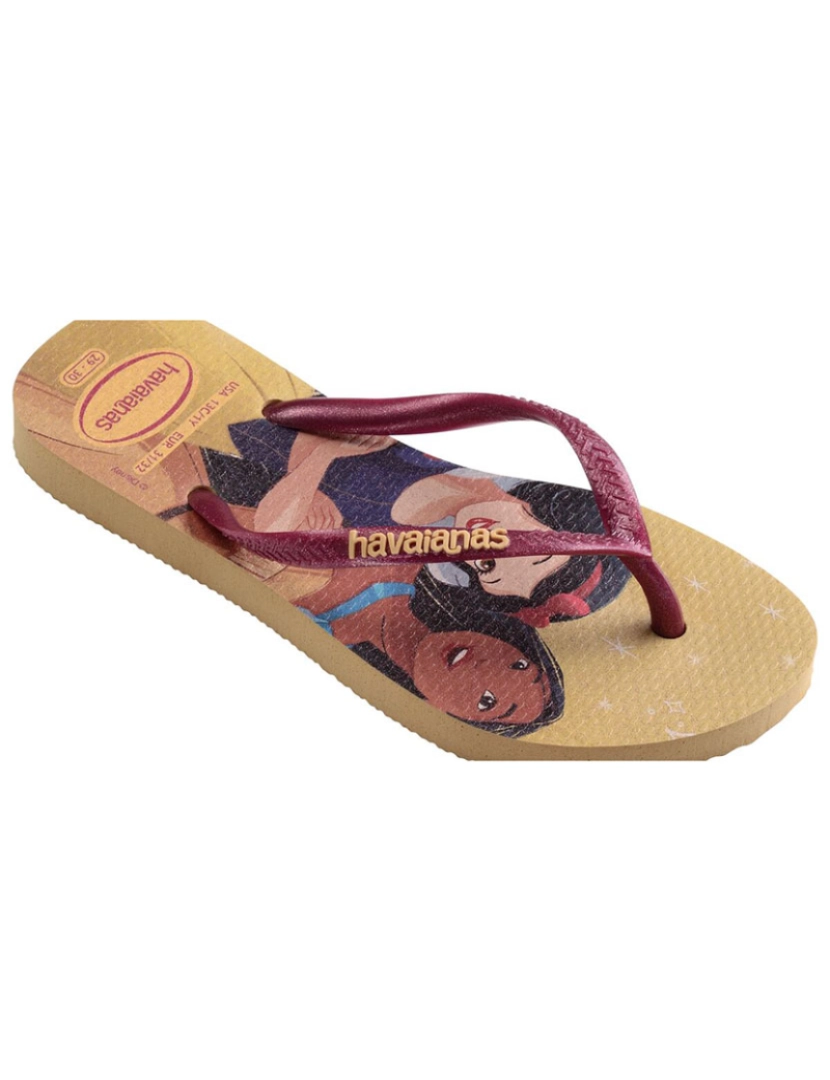 imagem de Havaianas Kids Slim Princess Dourado2