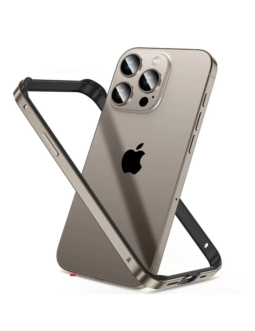 imagem de capa Bumper Liga de alumínio dual para Iphone 12 Pro Cinzento3