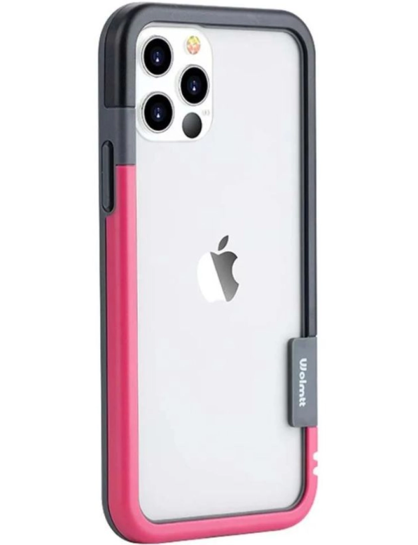 Antiimpacto! - Bumper para Iphone XR Preto e vermelho