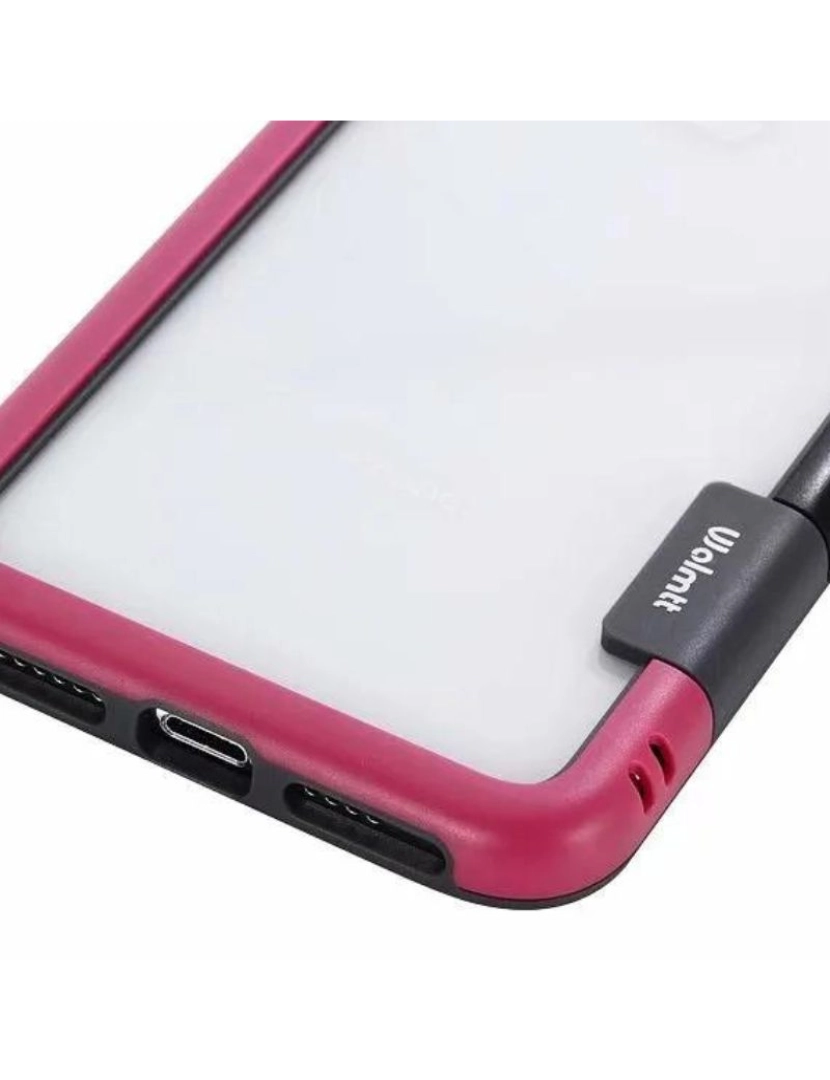 imagem de Bumper para Iphone 12 Mini Preto e vermelho2