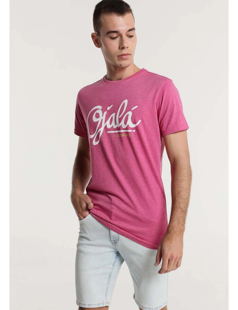 Sixvalves - T-Shirt Homem Rosa