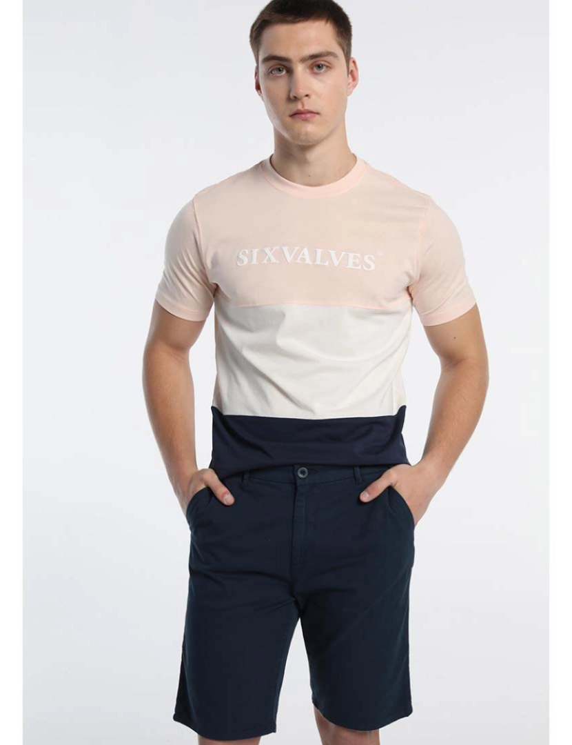 Sixvalves - T-Shirt Homem Multicolor