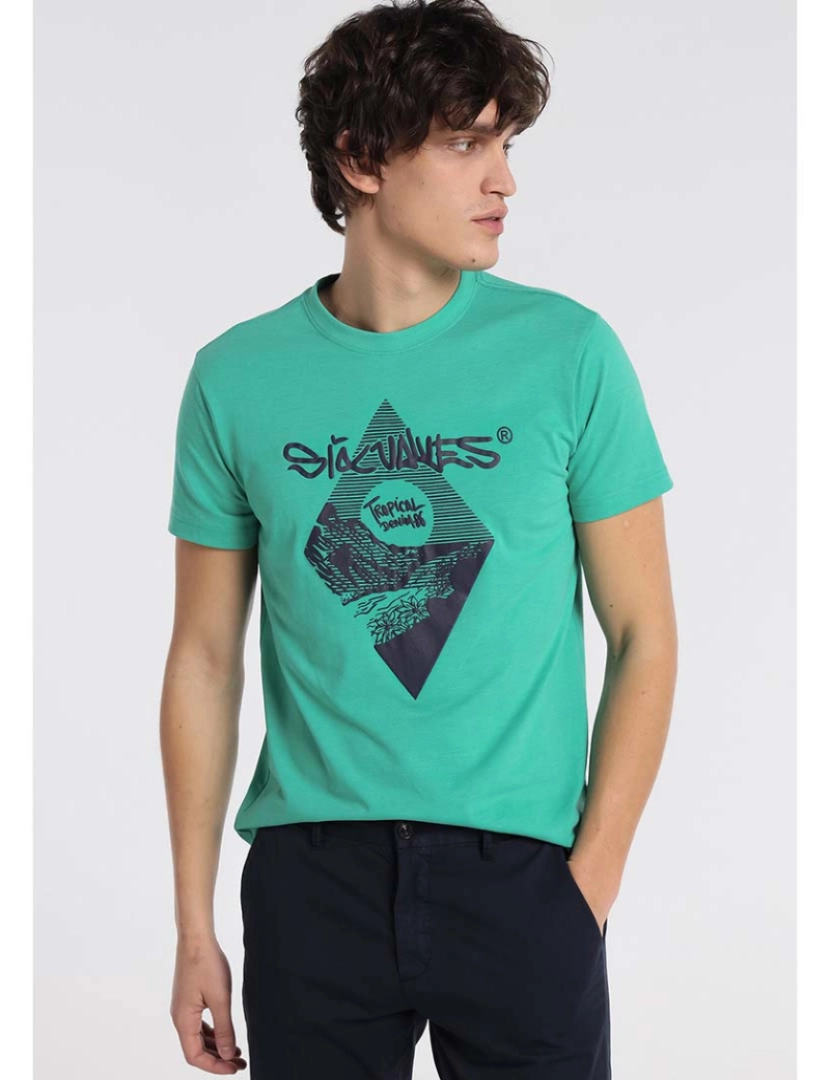 Sixvalves - T-Shirt Homem Verde